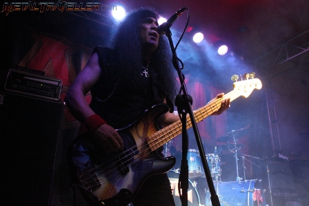 Sal Italiano from Anvil at Ozzy Rock Bar in Bogotá