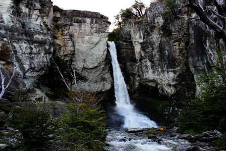 The Chorrillo el Salto waterfall in El Chaltén