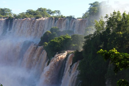 Cataratas del Iguazú skyline, with the Metropolitan Cathedral of Saint Sebastian