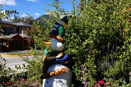 Pepsi snowman in Villa La Angostura