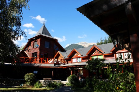 Old wooden house in Villa La Angostura