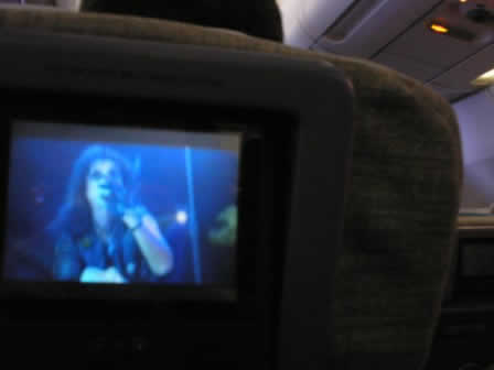 Alice Cooper on the plane!