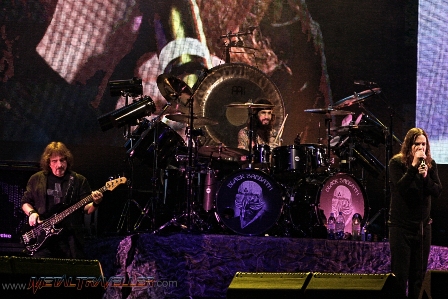 Geezer Butler, Tommy Clufetos and Ozzy Osborne in Colombia - live with Black Sabbath