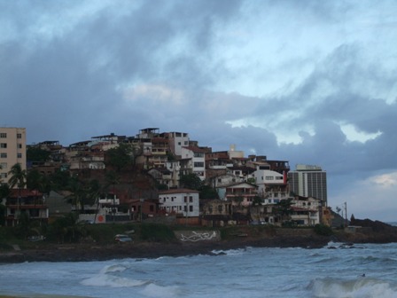 Houses by the sea, Salvador, Brazil