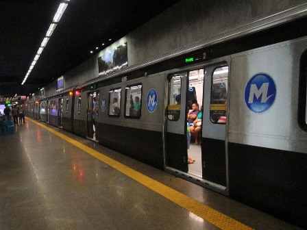 The metro of Rio de Janeiro