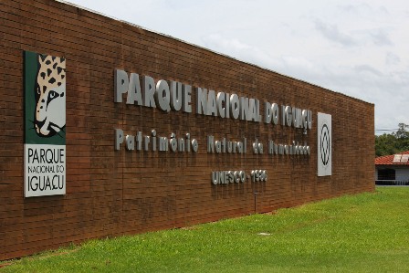 Entrance to the Parque Nacional do Iguaçu