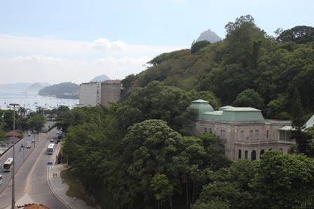 View from the Hotel Mercure Botafogo in Rio de Janeiro