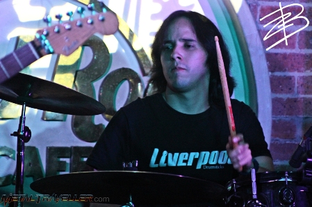 Chris Gaitán on drums - Broken Zip live at the Hard Rock Café