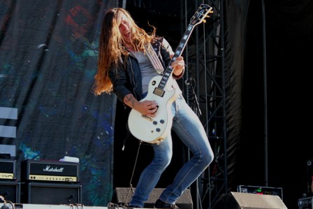 Erik Almström live at the Sonisphere Festival in Madrid