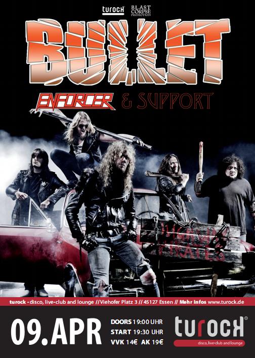 Poster from Bullet live in Essen