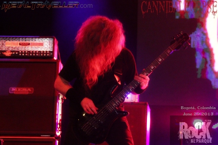 Alex Webster from Cannibal Corpse, live in Bogotá