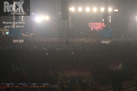 Cannibal Corpse live at Rock Al Parque Festival in Bogotá