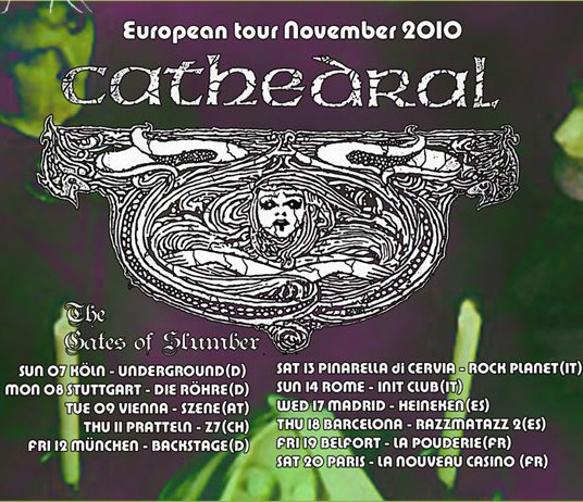 Poster fo Cathedral European Tour 2011