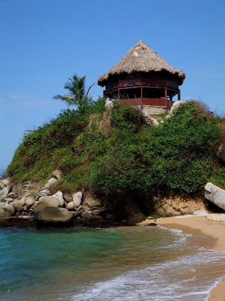 You can spend the night up there at Cabo San Juan de la Guía - Tayrona National Park in Colombia
