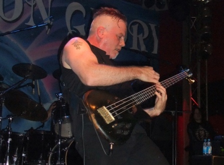 Jeff Lords on Bass with Crimson Glory