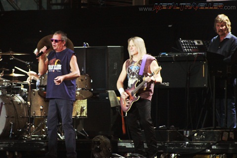 Ian Gillan and Steve Morse from Deep Purple on stage in Clisson
