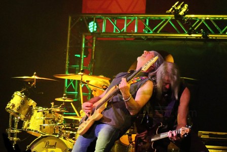 Roger Glover and Steve Morse live with Deep Purple