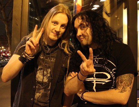 Marc and Fred from Dragonforce