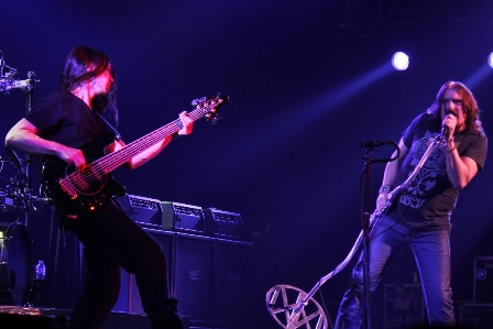 James Labrie and John Myung with Dream Theater