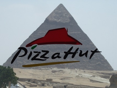 Pizza Hut sponsoring the Second Pyramid