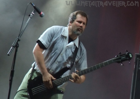 Billy Gould from Faith No More live at Rock En Seine Festival in Paris, France