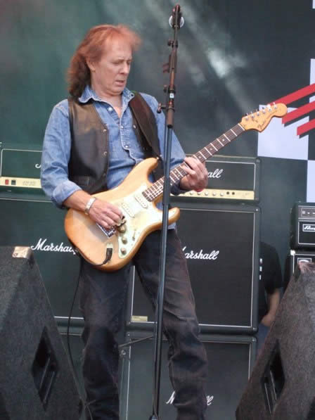 Fast Eddie from Fastway live at Sweden Rock Festival, Sweden, June 2008