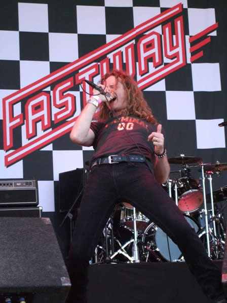 Toby Jepson from Fastway live at Sweden Rock Festival, Sweden, June 2008