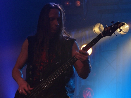 Dirk Schlächter with Gamma Ray on stage