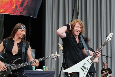 Dirk Schlächter and Kai Hansen from Gamma Ray