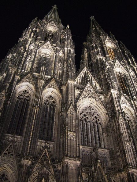 Cologne Cathedral by night