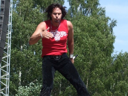 Steve Lee from Gotthard - Sweden Rock Festival, June 7 2008