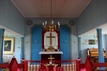 Altar of the Igaliko church