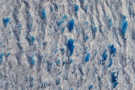 White and blue ice in Greenland