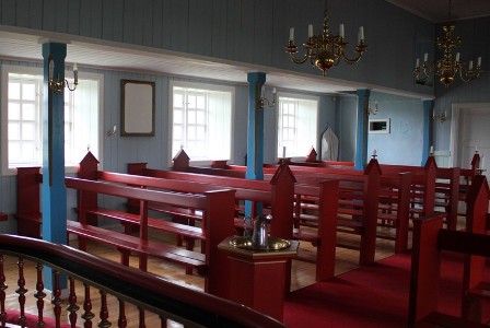 Inside the church of Igaliko