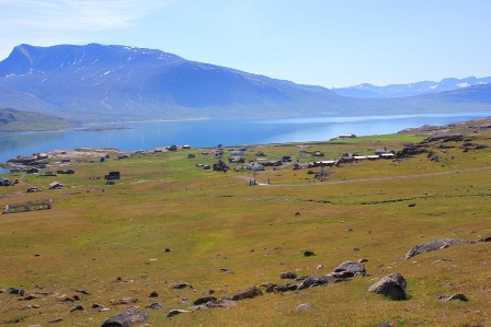 Panorama of Igaliku, Greenland
