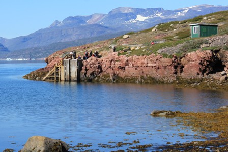 The harbour from IItilleq, near Igaliku, Greenland