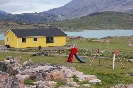 Where the Igaliku children play