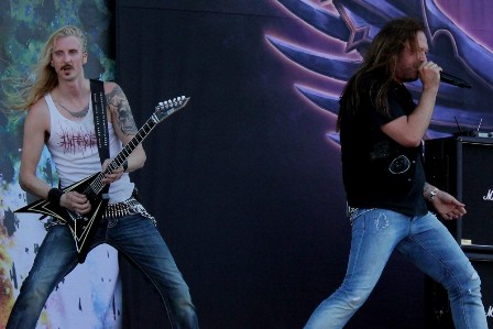 Oscar Dronjak and Joacim Cans - Hammerfall live in Madrid