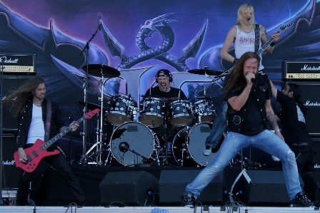 Hammerfall at the Sonisphere Festival live in Madrid