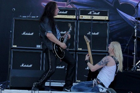 Guitar! Pontus Norgren and Oscar Dronjak - Hammerfall live in Madrid