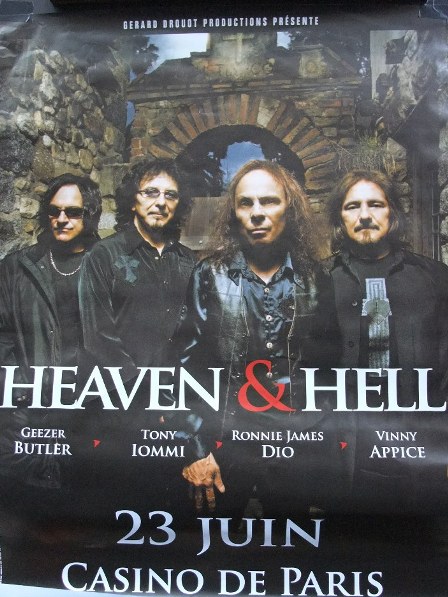 Heaven And Hell concert poster