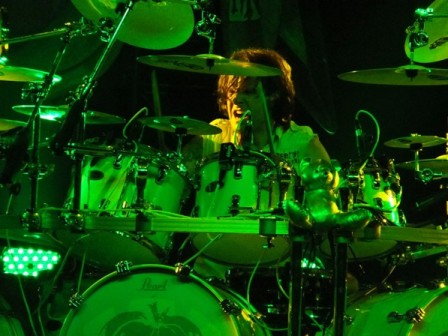 Dani Löble on drums - Helloween live in Oberhausen