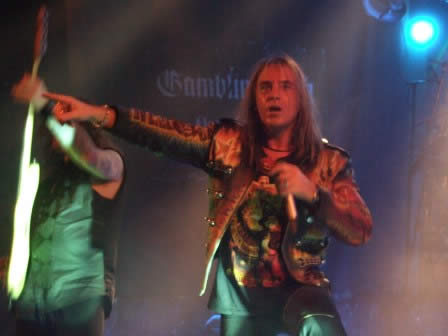 Markus Grosskopf with Helloween live in Madrid