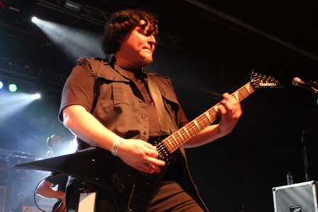 Robert Treviño at the Alcatraz Metal Festival, live with Helstar