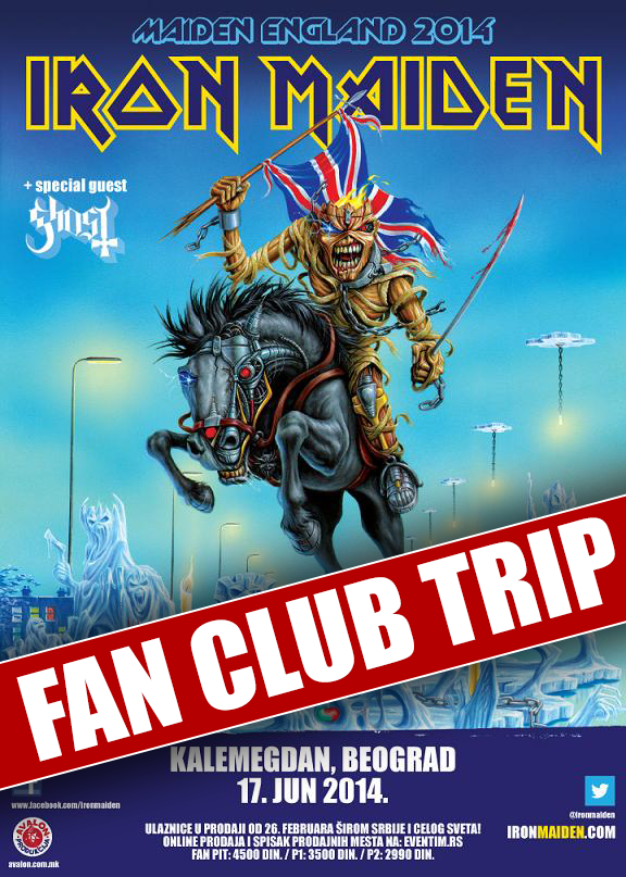 Fan Club Trip Iron Maiden in Serbia