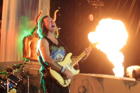 Fire over Dave Murray