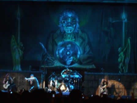 Iron Maiden playing "Moonchild" in Bogotá, Colombia