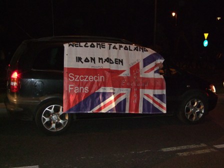 Polish fans welcome Iron Maiden!