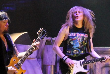 Janick Gers from Iron Maiden live in Frankfurt