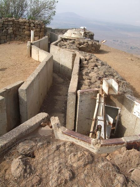 Syrian Bunker on the top of Mount Bental